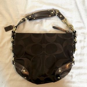 Vintage Y2K Coach Carly Medium Signature Hobo